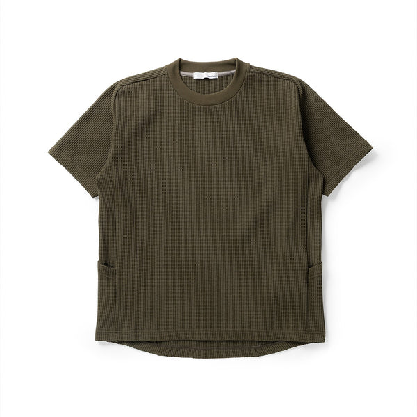 マルチワッフルクルーネックTシャツ（NF1174）