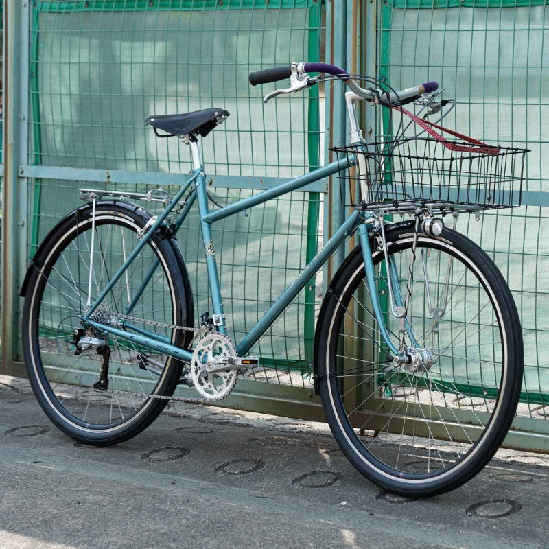 【NITTO × RIVENDELL】 52F-2 basket rack ニットー フロントラック リヴェンデル 自転車 自転車 ラック ダルメッキ クロモリラック 前カゴ用 フロントラック バスケット対応 自転車ラック スライド式 自転車 積載カスタムパーツ