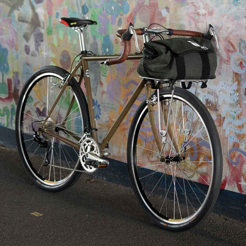 【NITTO × RIVENDELL】 52F-2 basket rack ニットー フロントラック リヴェンデル 自転車 自転車 ラック ダルメッキ クロモリラック 前カゴ用 フロントラック バスケット対応 自転車ラック スライド式 自転車 積載カスタムパーツ