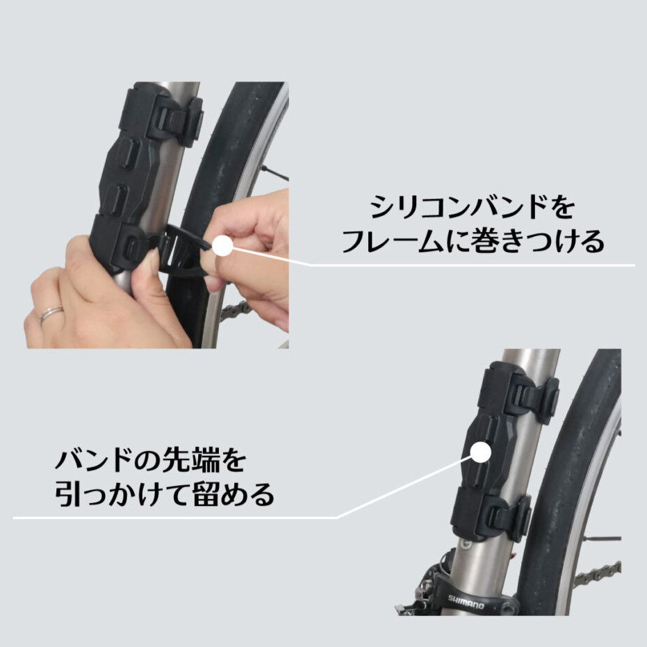 ボトルホルダー取付アタッチメント（E05-V） OsmaR ボトルホルダー マグネット式ボトルケージ 自転車 フレーム取付アタッチメント ダボ穴なし ボトルホルダー ワンタッチ ボトル固定 サイクルアクセサリー 台湾メーカー 磁石 ボトル着脱