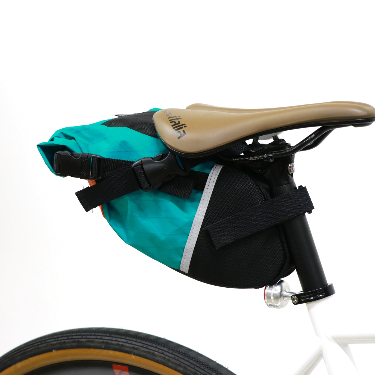 POTARI Smart easy pack mini-X（限定色） オーストリッチ POTARI-X X-PAC サドルバッグ ロールトップ サドルバッグ ミニサイズ バイクパッキング 限定カラー サイクルバッグ グラベルバイク バッグ エアロシートポスト 対応バッグ