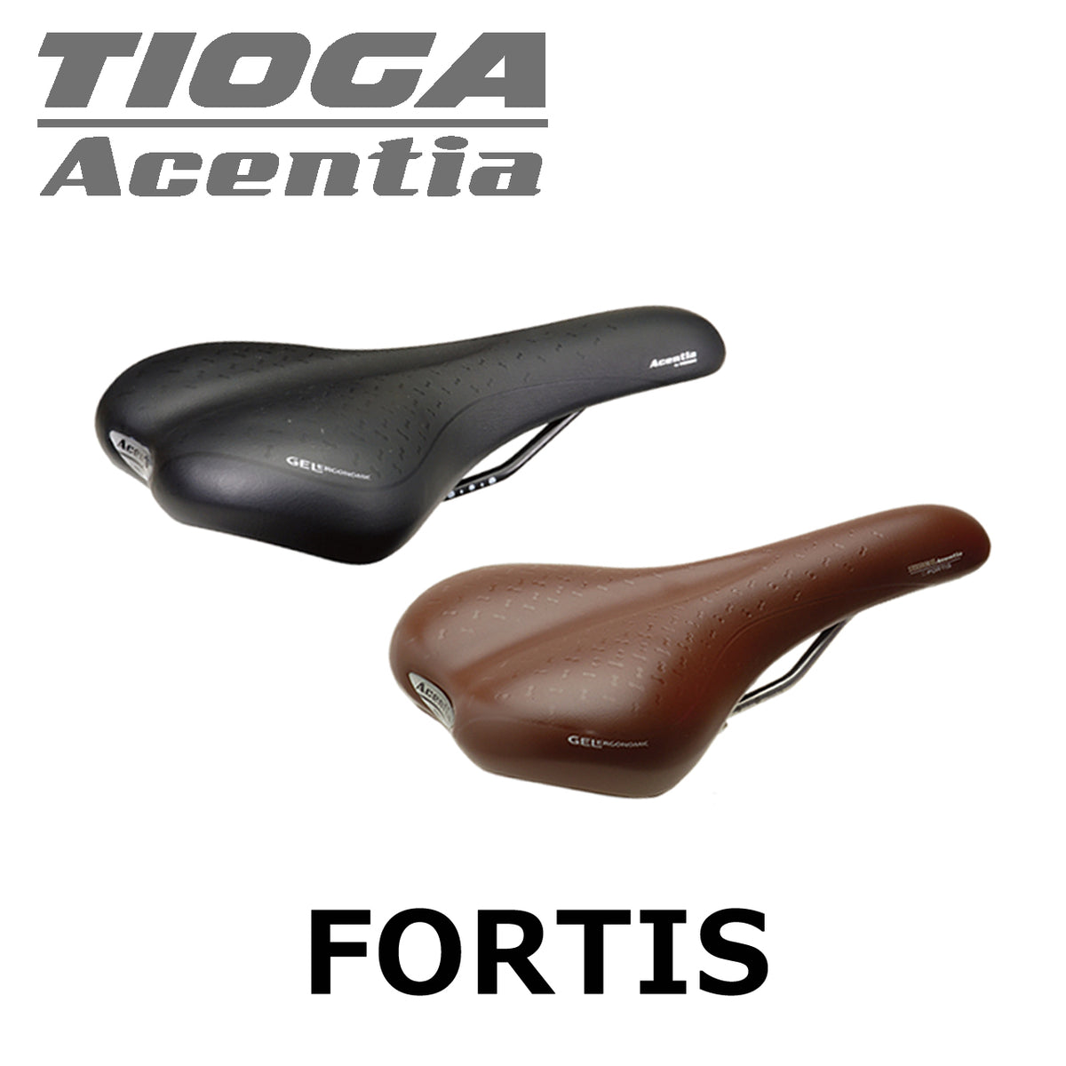 TIOGA Acentia Fortis シリコンゲル採用 コンフォートスポーツサドル