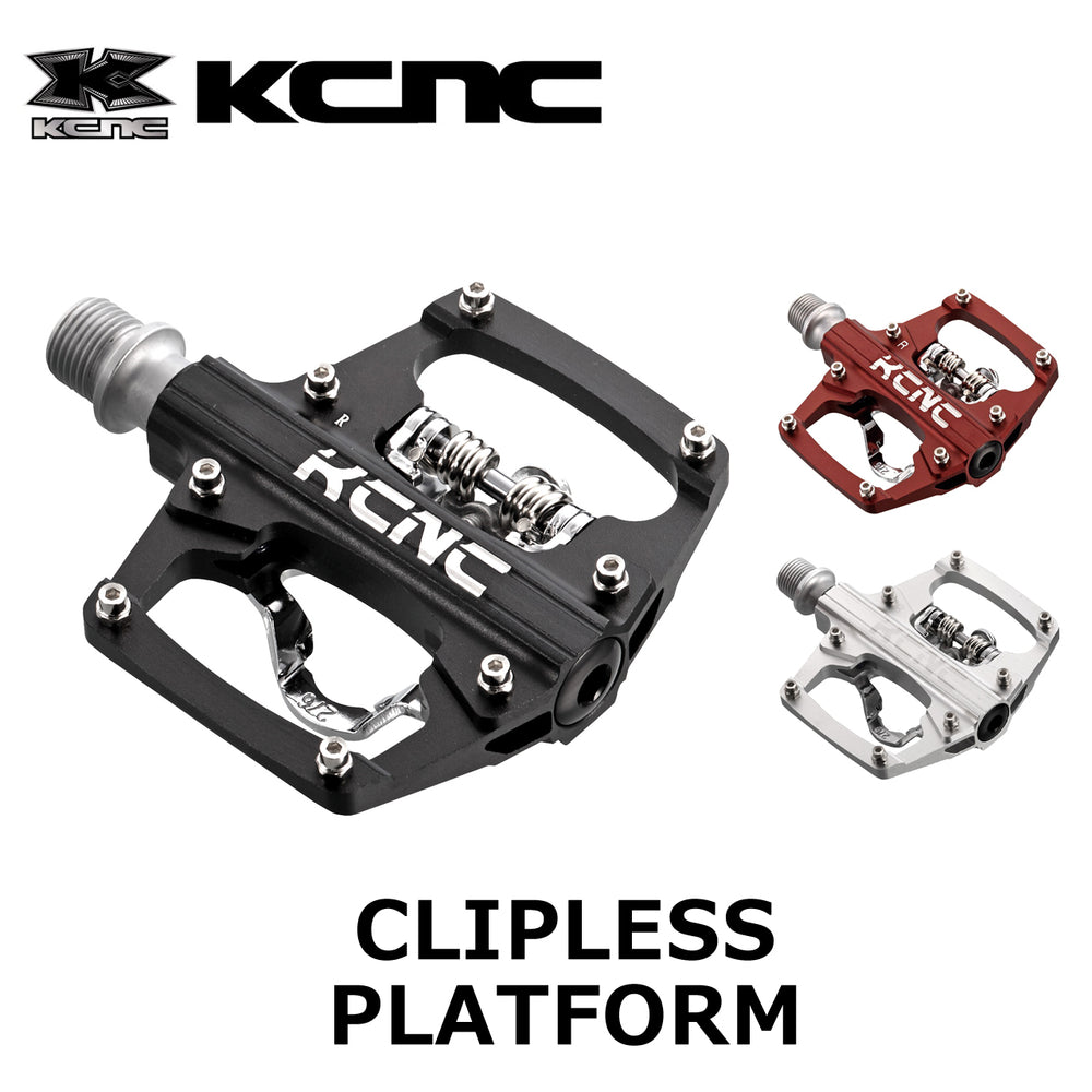 KCNC CLIPLESS PLATFORM｜SPD-Compatible Flat & Clipless Hybrid Pedals – 京都の自転車屋 CYCLE SHOP eirin ＆ サイクルハテナ