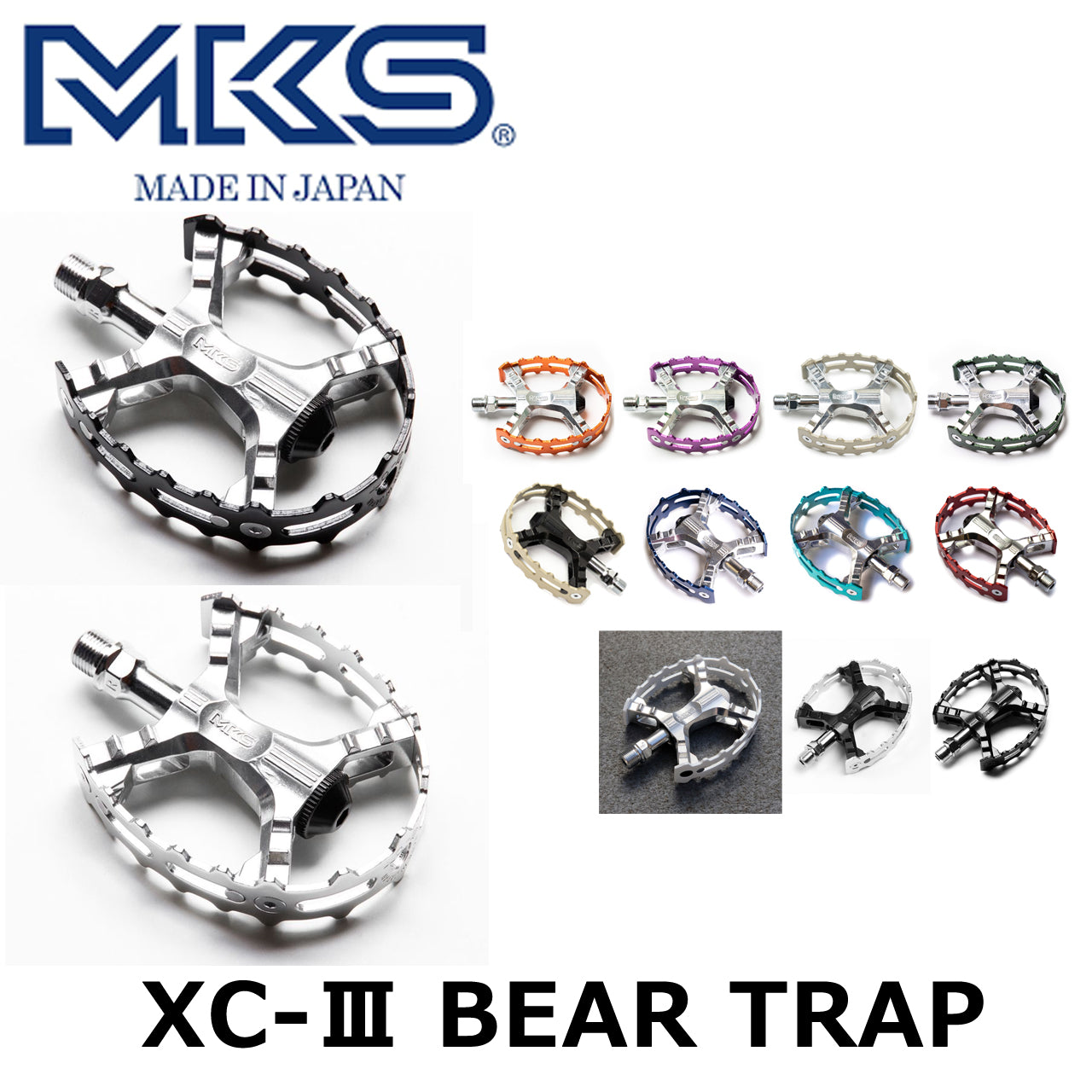【MKS×BLUE LUG】XC-Ⅲ BEAR TRAP PEDAL