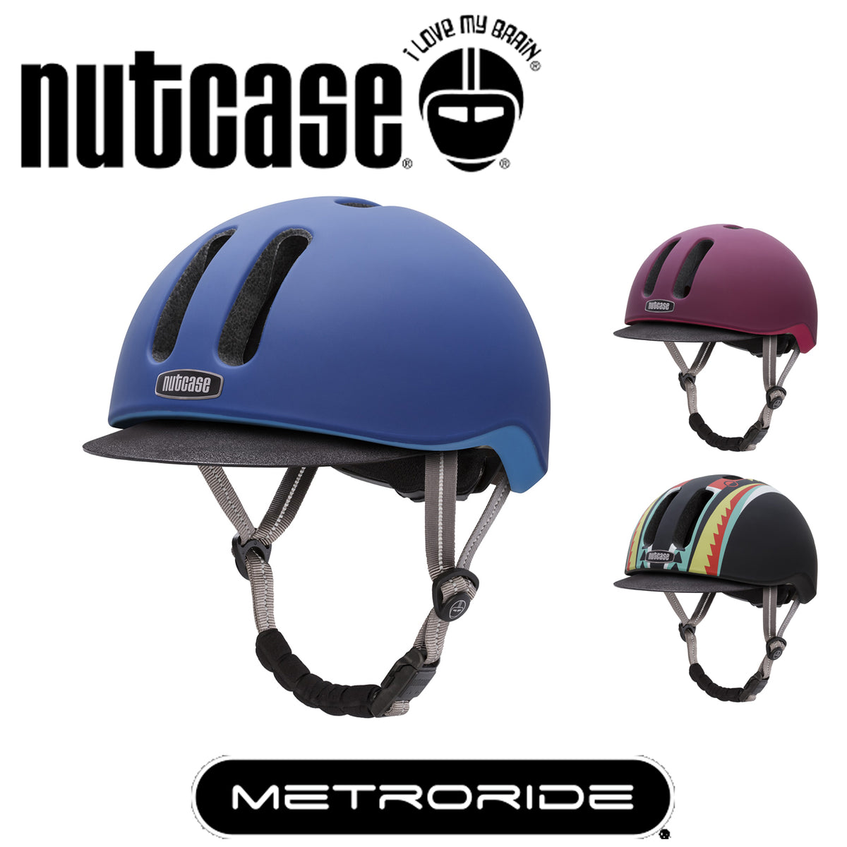 NUTCASE METRORIDE アーバンスタイル自転車ヘルメット Fidlockバックル搭載