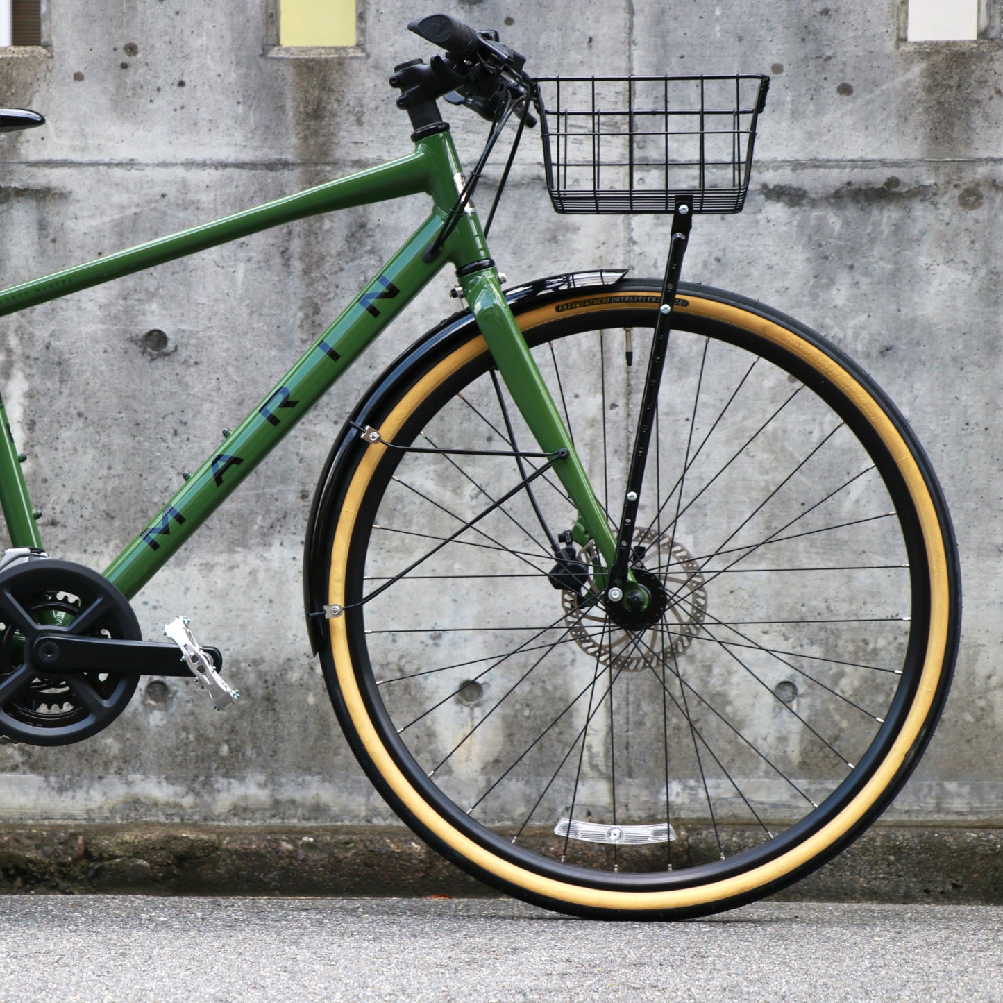 【アウトレット】CORTE MADERA DISC AF SE “everyday”カスタム MARIN クロスバイク コルトマデラ ディスク グラベルクロス アウトレット自転車 通勤自転車 WALD バスケット MKS ペダル