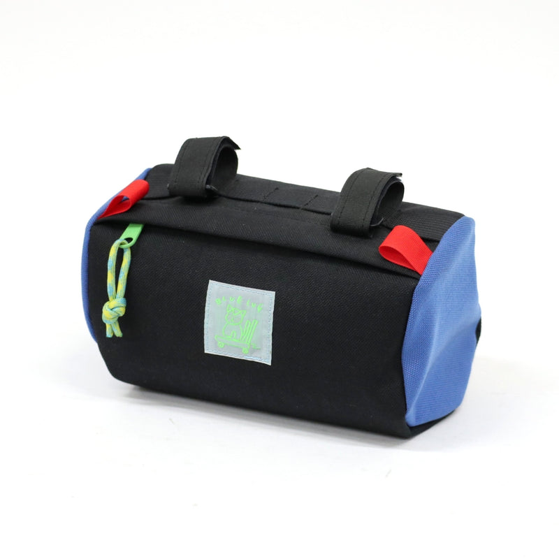 BLUE LUG HANDLEBAR POUCH Black Ice Blue ロゴ部分インク溶けあり アウトレット商品