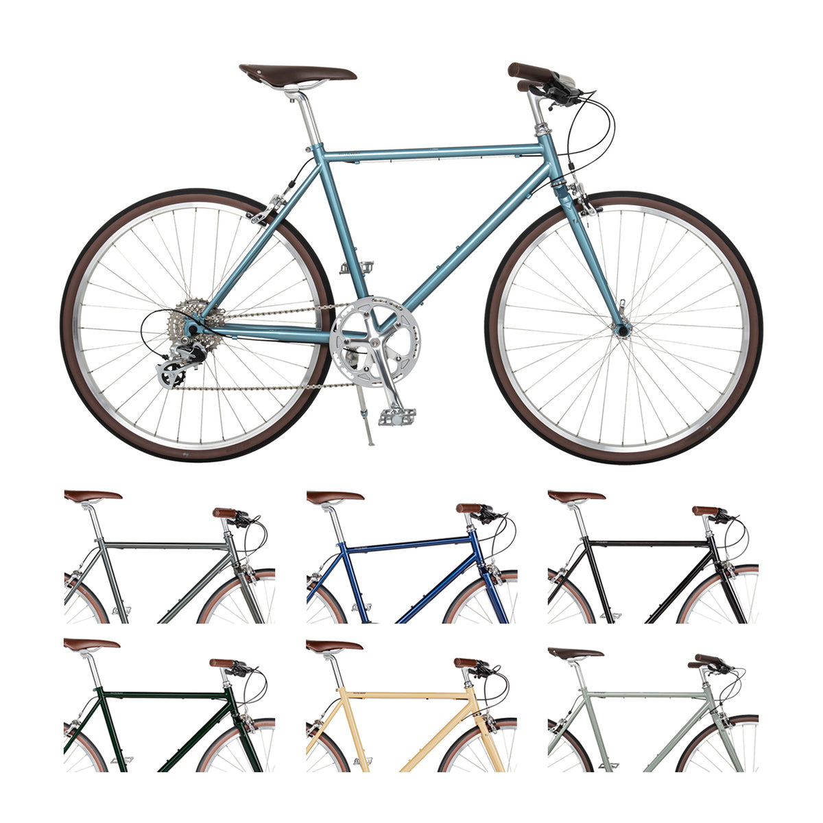 RITEWAY STYLES クロモリフレーム採用ニュークラシカルバイク