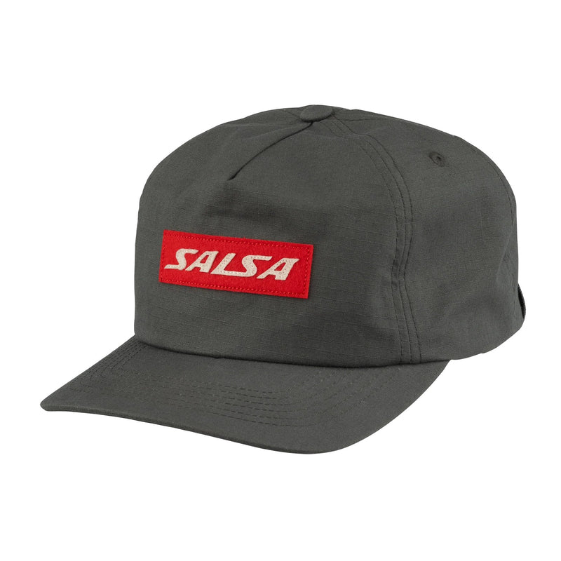 SALSA LOGO HAT コットンリップストップ トラッカースタイルキャップ