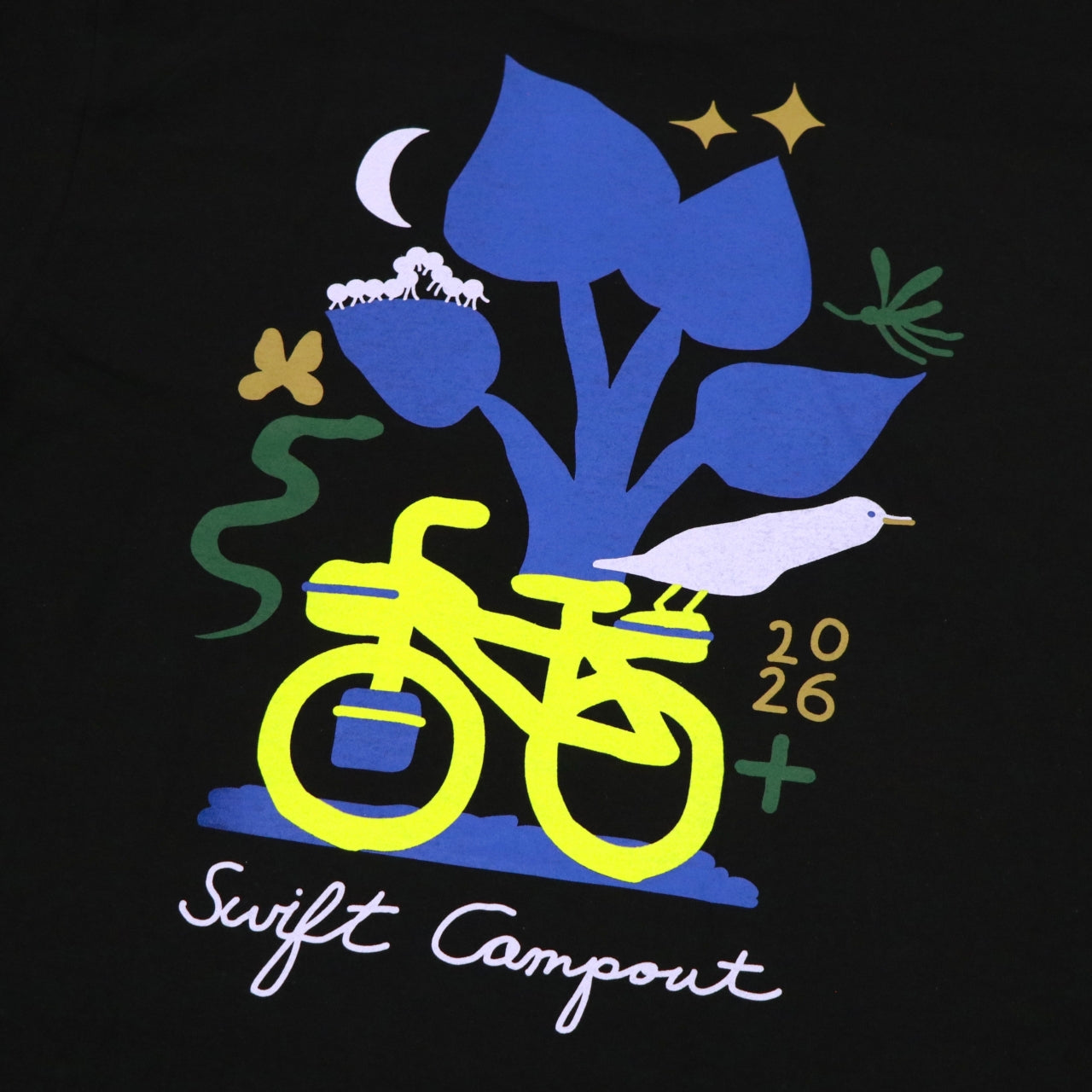 SWIFT INDUSTRIES スウィフトキャンプアウトパーティーシャツ M SWIFT INDUSTRIES Swift Campout 2026 T-shirt｜限定グラフィックT