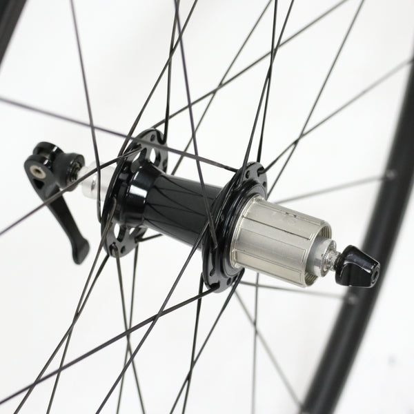【中古】C24 3K TUBULAR CARBON WHEEL SET