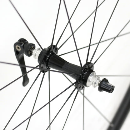 【中古】C24 3K TUBULAR CARBON WHEEL SET