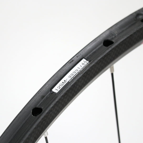 【中古】C24 3K TUBULAR CARBON WHEEL SET