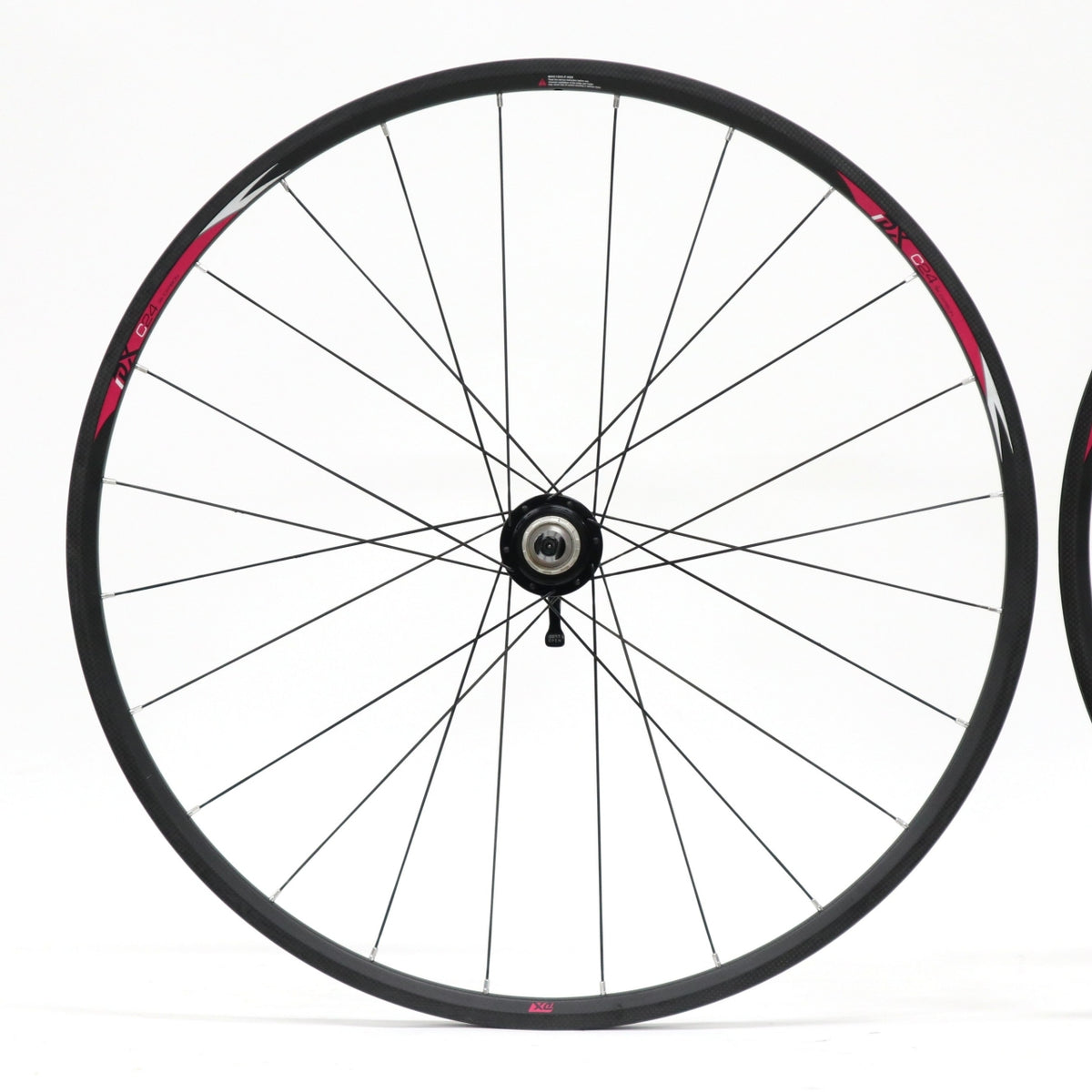 【中古】C24 3K TUBULAR CARBON WHEEL SET
