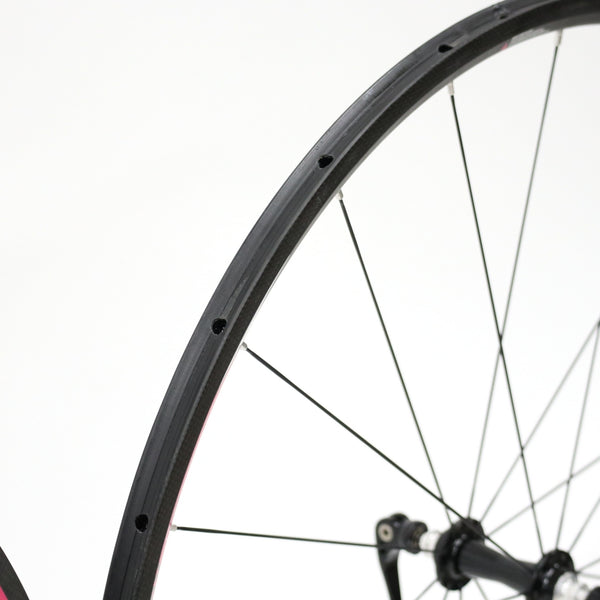 【中古】C24 3K TUBULAR CARBON WHEEL SET