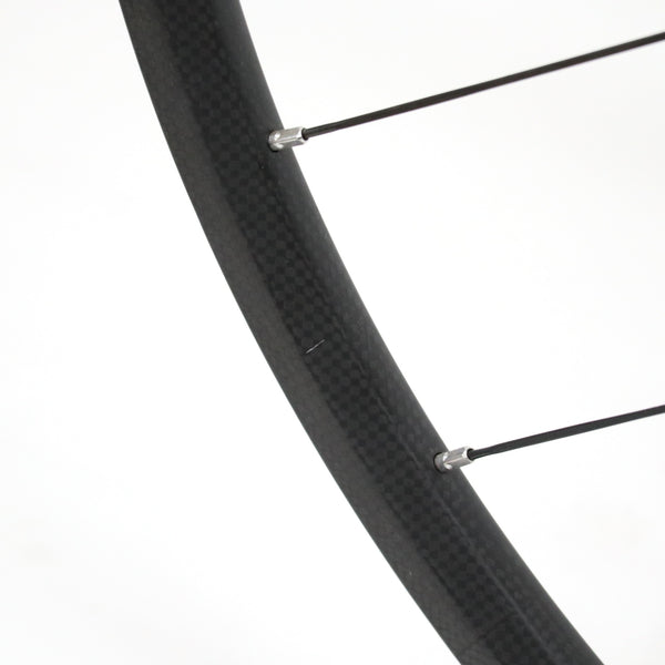 【中古】C24 3K TUBULAR CARBON WHEEL SET
