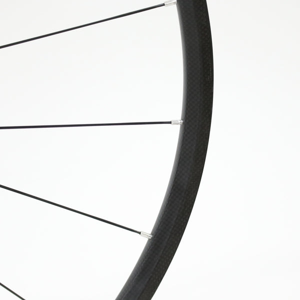【中古】C24 3K TUBULAR CARBON WHEEL SET