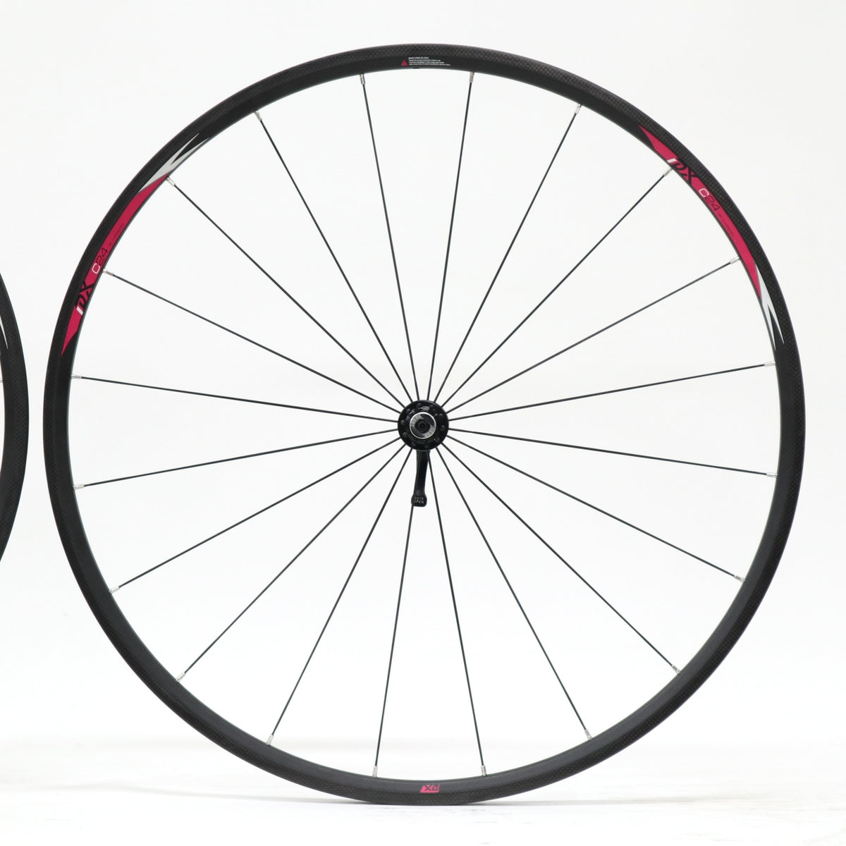 【中古】C24 3K TUBULAR CARBON WHEEL SET