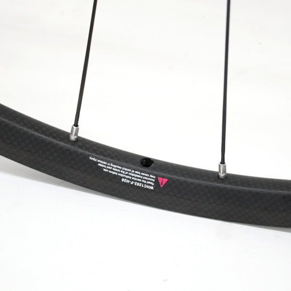 【中古】C24 3K TUBULAR CARBON WHEEL SET