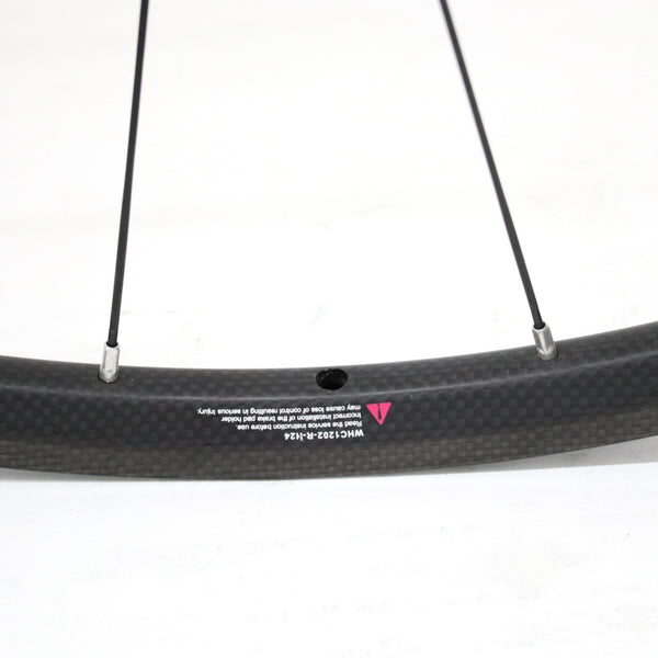 【中古】C24 3K TUBULAR CARBON WHEEL SET