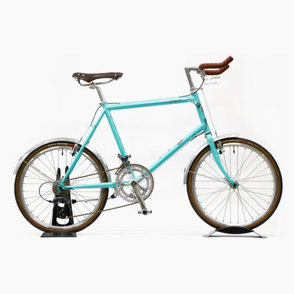 Bianchi MINIVELO8 BULL 2018年モデル ライトメタリックブルー 中古 ミニベロ ブルホーンハンドル SHIMANO CLARIS仕様