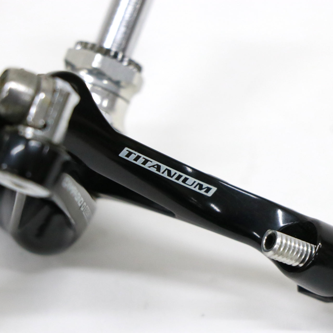 【中古】RECORD TITANIUM ブレーキキャリパー前後セット カンパニョーロ レコードチタニウム