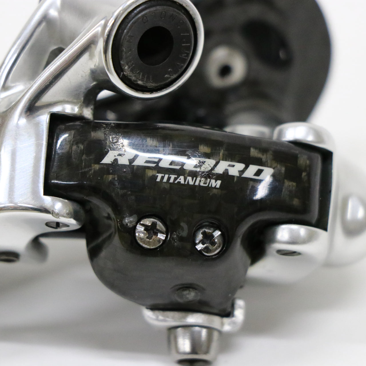 【中古】RECORD TITANIUM リアディレーラー 10s カンパニョーロ レコードチタニウム