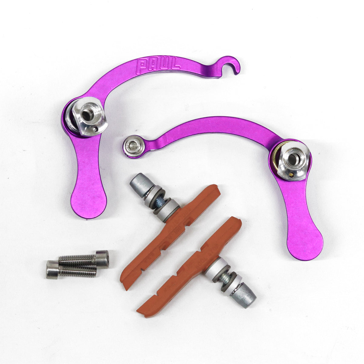 PAUL Racer Brake Braze-On Purple ダイレクトマウントブレーキ 中古