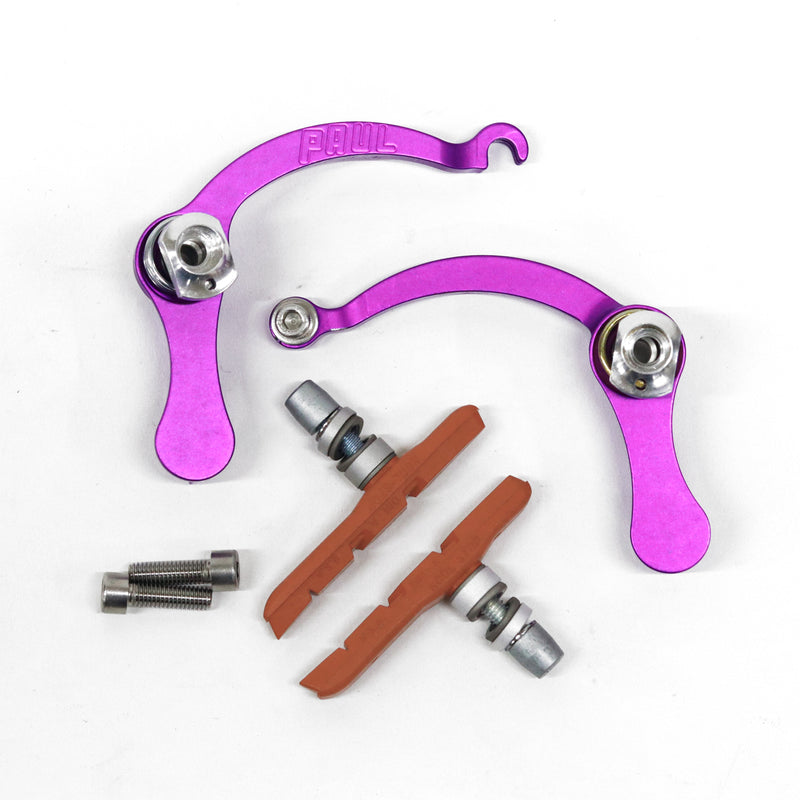 PAUL Racer Brake Braze-On Purple ダイレクトマウントブレーキ 中古