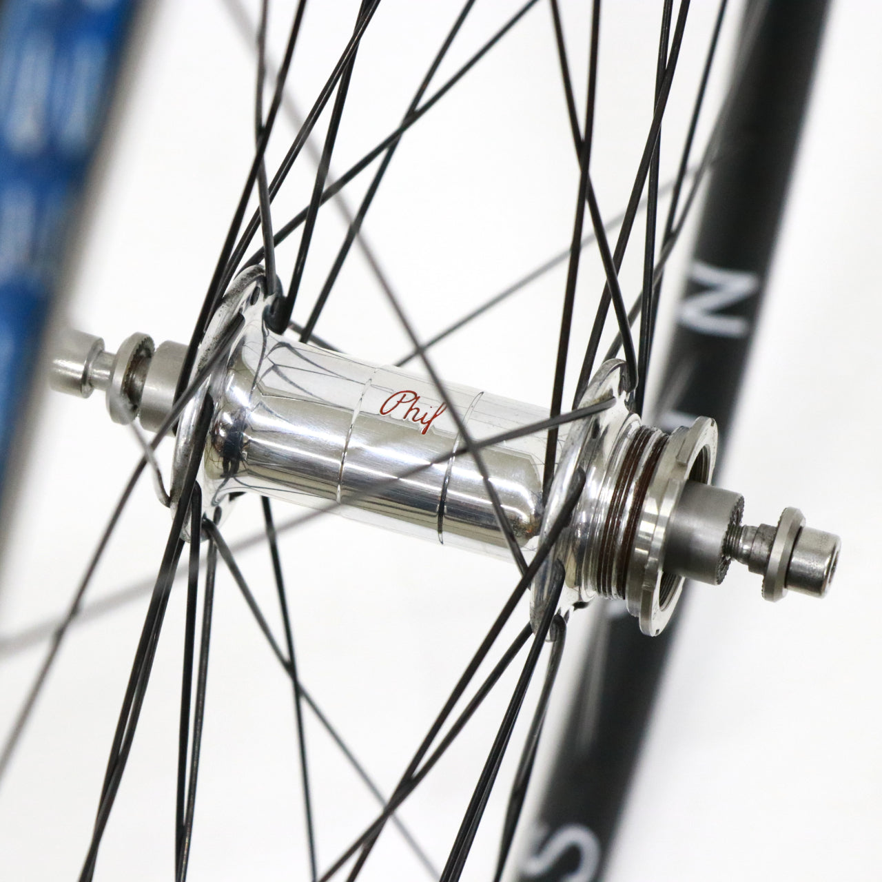 自転車ホイールセット シルバー　hplusson philwood 自転車ホイールセット シルバー hplusson philwood PHIL WOOD×H PLUS