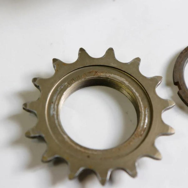 【中古】DURA-ACE トラックハブ前後セット＋固定コグ