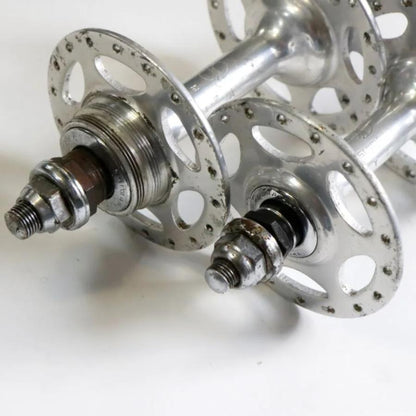 【中古】DURA-ACE トラックハブ前後セット＋固定コグ