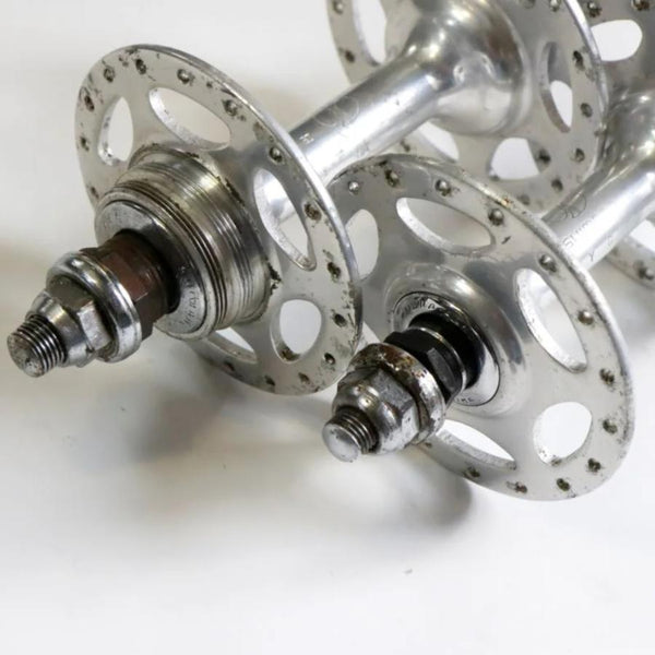 【中古】DURA-ACE トラックハブ前後セット＋固定コグ