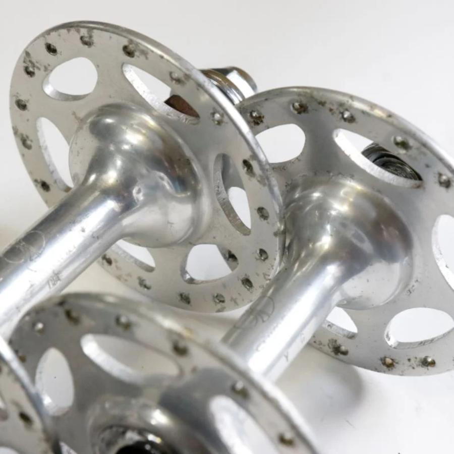 【中古】DURA-ACE トラックハブ前後セット＋固定コグ