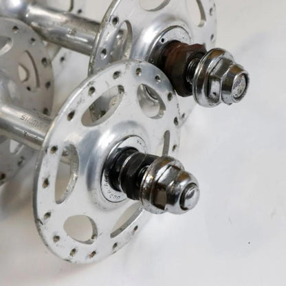 【中古】DURA-ACE トラックハブ前後セット＋固定コグ