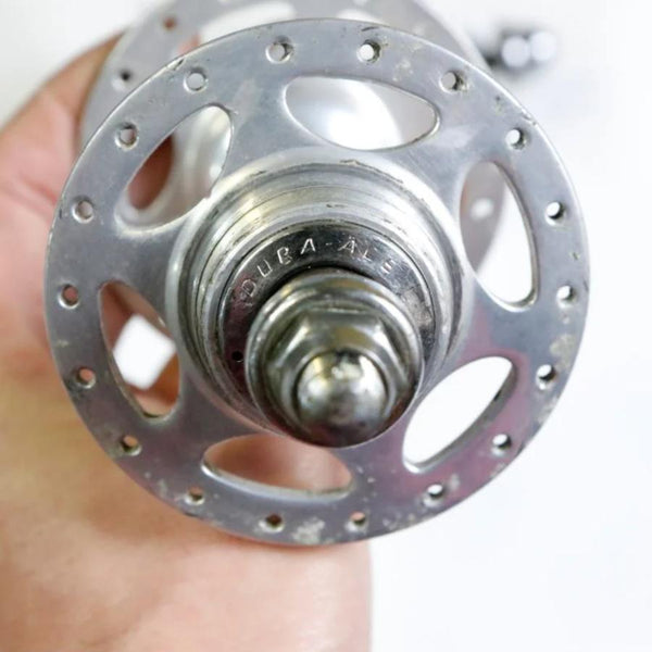 【中古】DURA-ACE トラックハブ前後セット＋固定コグ