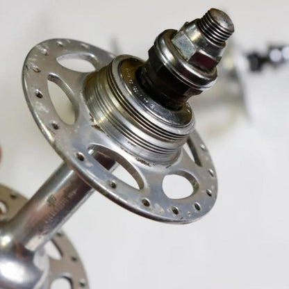 【中古】DURA-ACE トラックハブ前後セット＋固定コグ