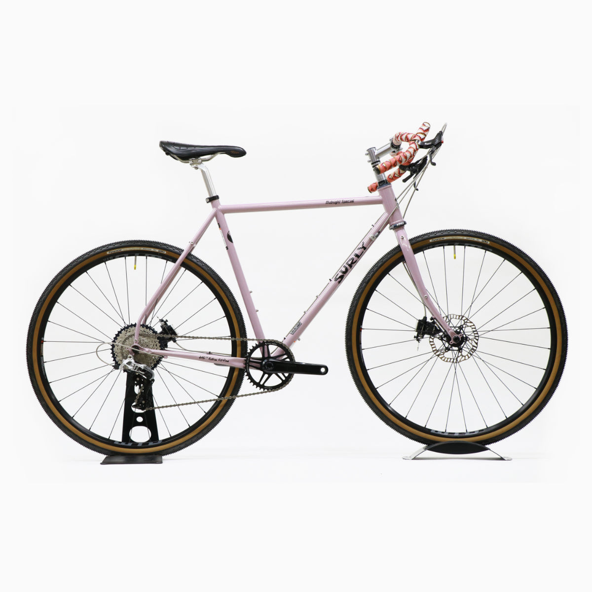 中古 SURLY Midnight Special eirinオリジナルカスタム Metallic Lilac クロモリオールロードバイク