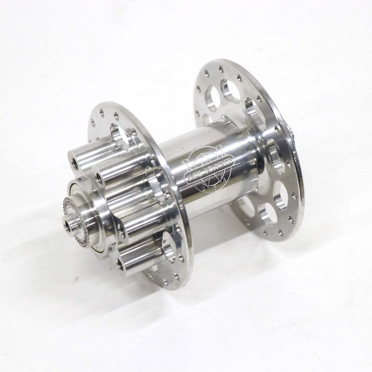 【中古】RX Disc 6 bolt front 32h ホワイトインダストリーズ ホイールハブ フロントハブ ディスクブレーキハブ