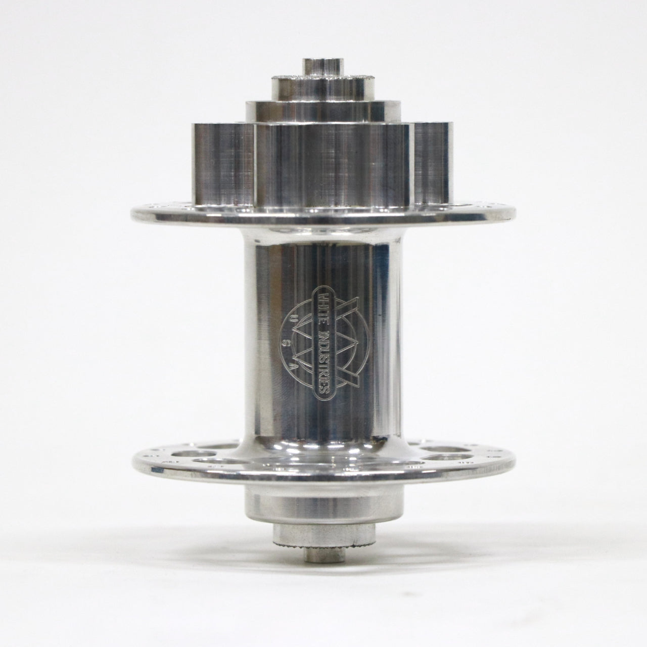 【中古】RX Disc 6 bolt front 32h ホワイトインダストリーズ ホイールハブ フロントハブ ディスクブレーキハブ