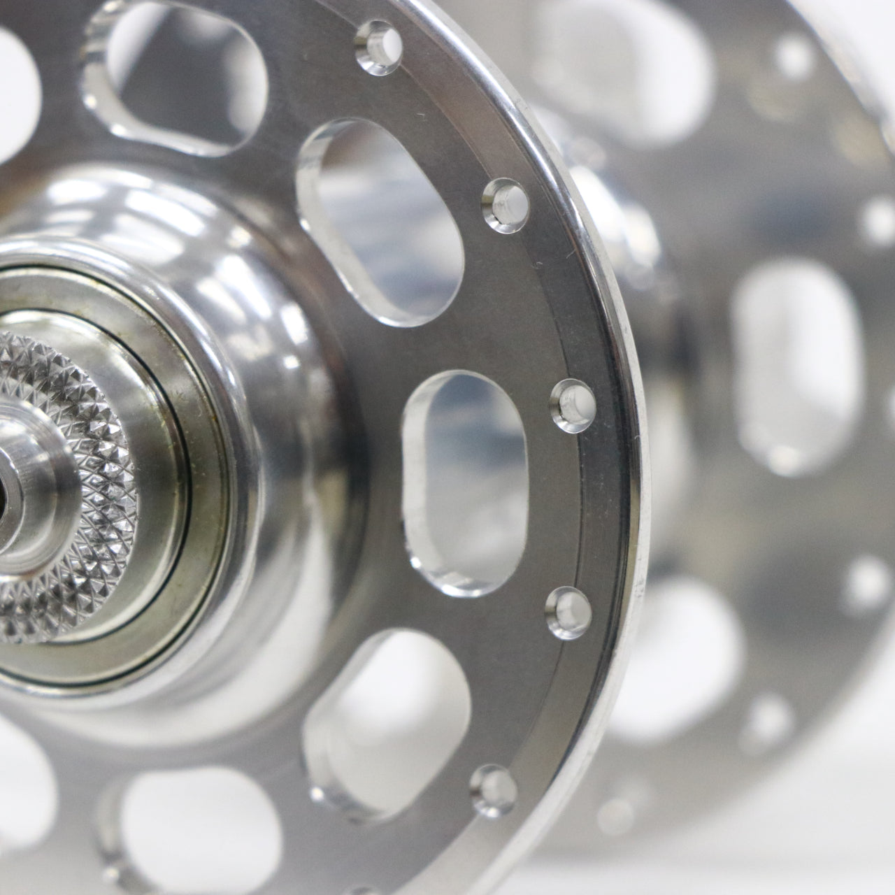 【中古】RX Disc 6 bolt front 32h ホワイトインダストリーズ ホイールハブ フロントハブ ディスクブレーキハブ