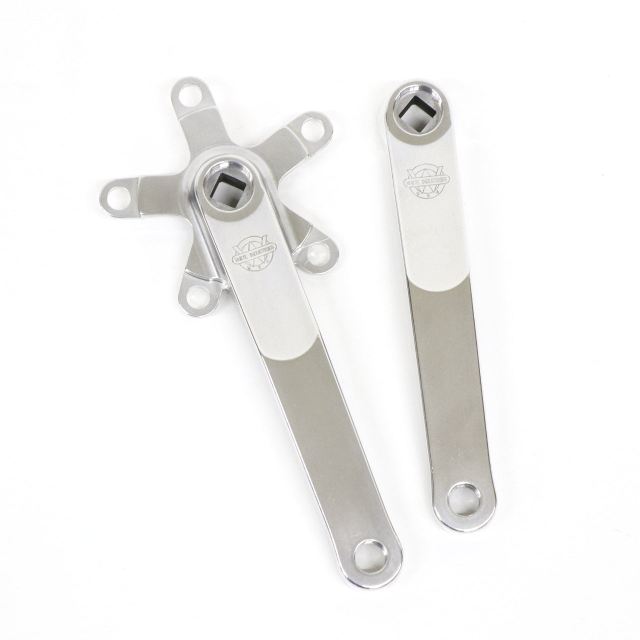 【中古】V1 crank 170mm ホワイトインダストリーズ クランク170ｍｍ クランク　シルバー 5アーム