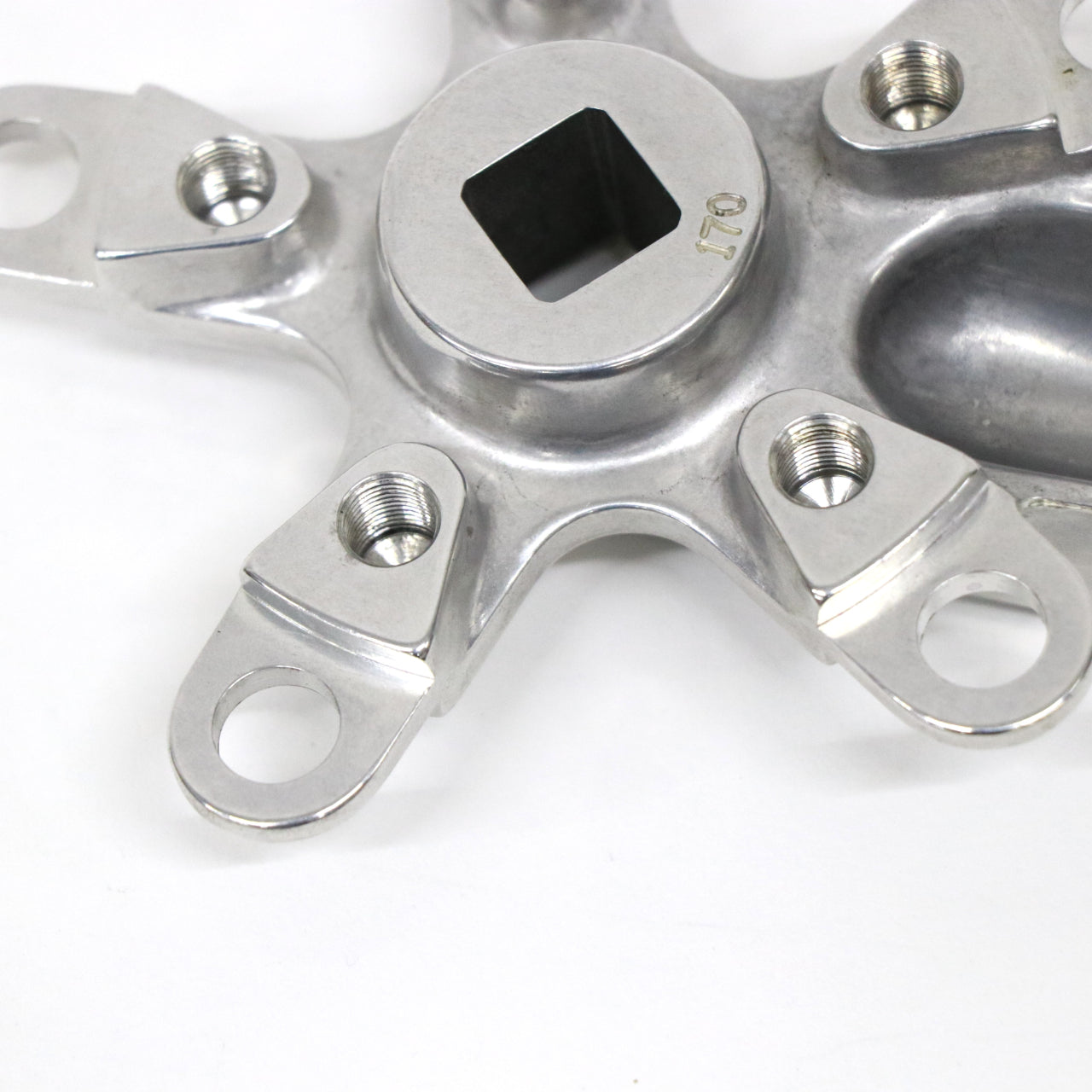 【中古】V1 crank 170mm ホワイトインダストリーズ クランク170ｍｍ クランク　シルバー 5アーム