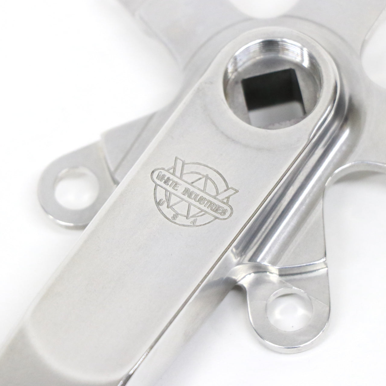 【中古】V1 crank 170mm ホワイトインダストリーズ クランク170ｍｍ クランク　シルバー 5アーム