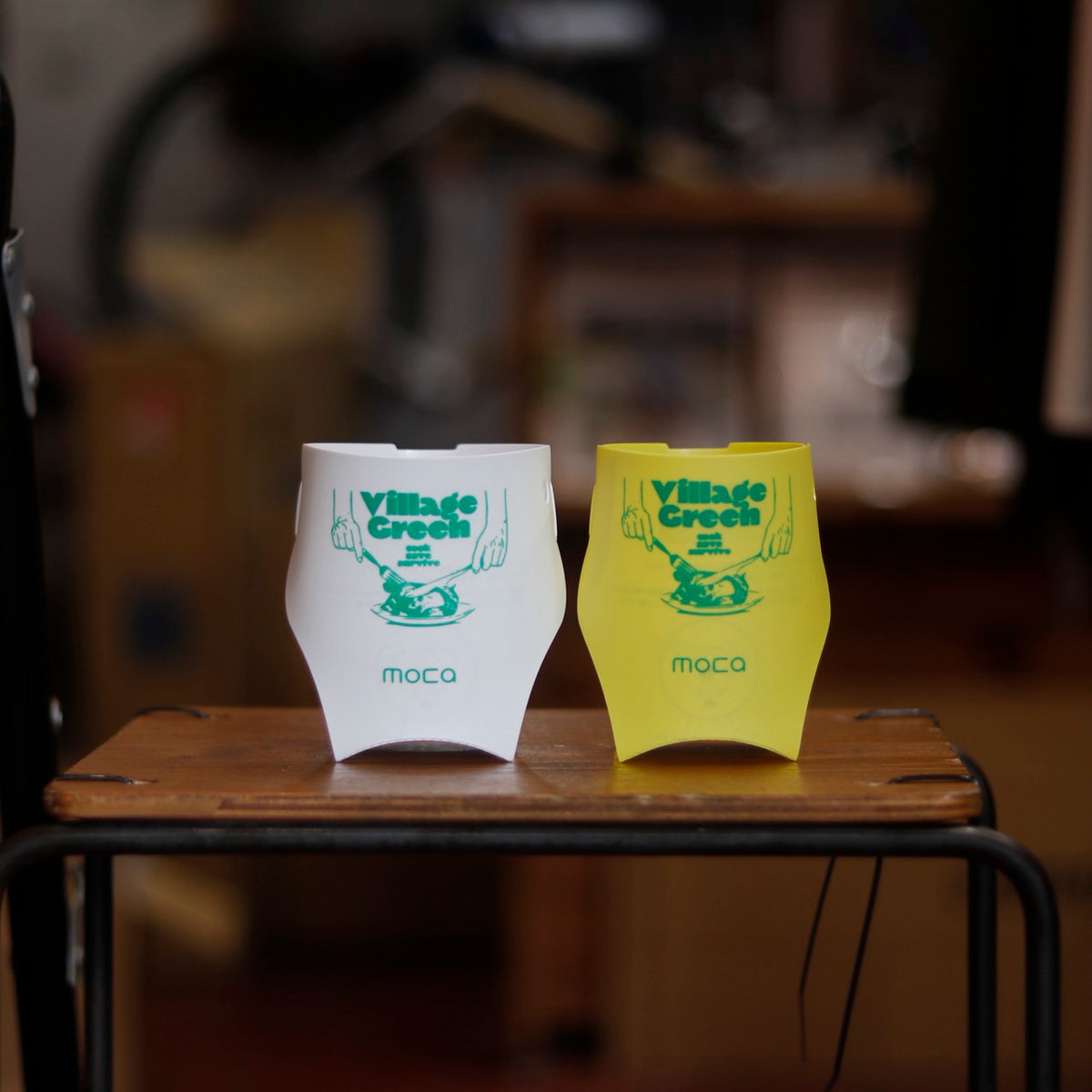 VILLAGE GREEN RIDE × MOCA オリジナル コーヒーカップホルダー 日本製
